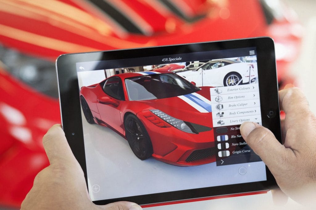 Ferrari AR Showroom App
