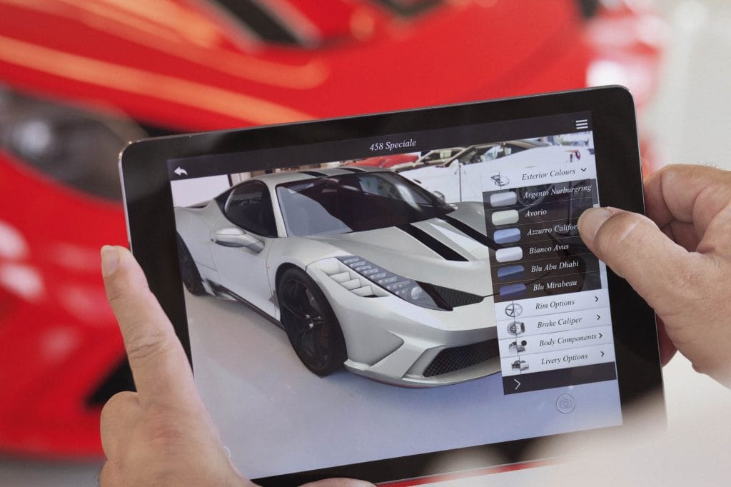 Ferrari AR Showroom App
